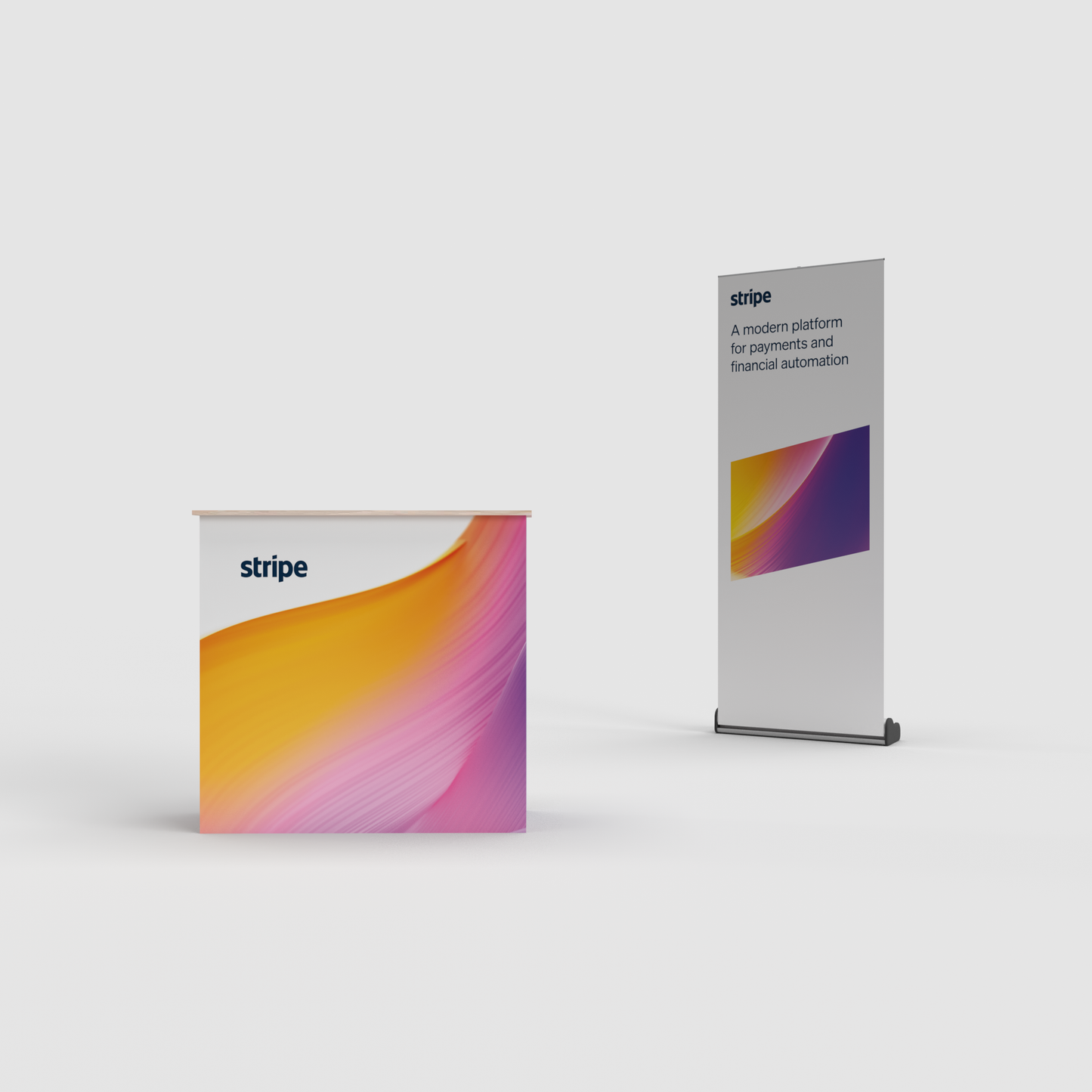 Roller Banner & Counter